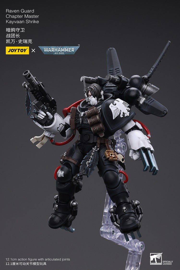 Pre order Joytoy Raven Guard Chapter Master Kayvaan Shrike - Inaboxstore