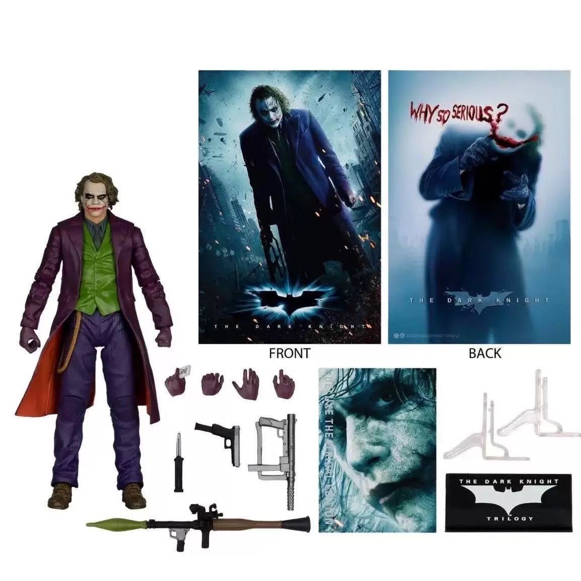 (Pre - Order) McFARLANE The Dark Knight DC Multiverse The Joker (Deluxe Theatrical Edition) Action Figure - Inaboxstore