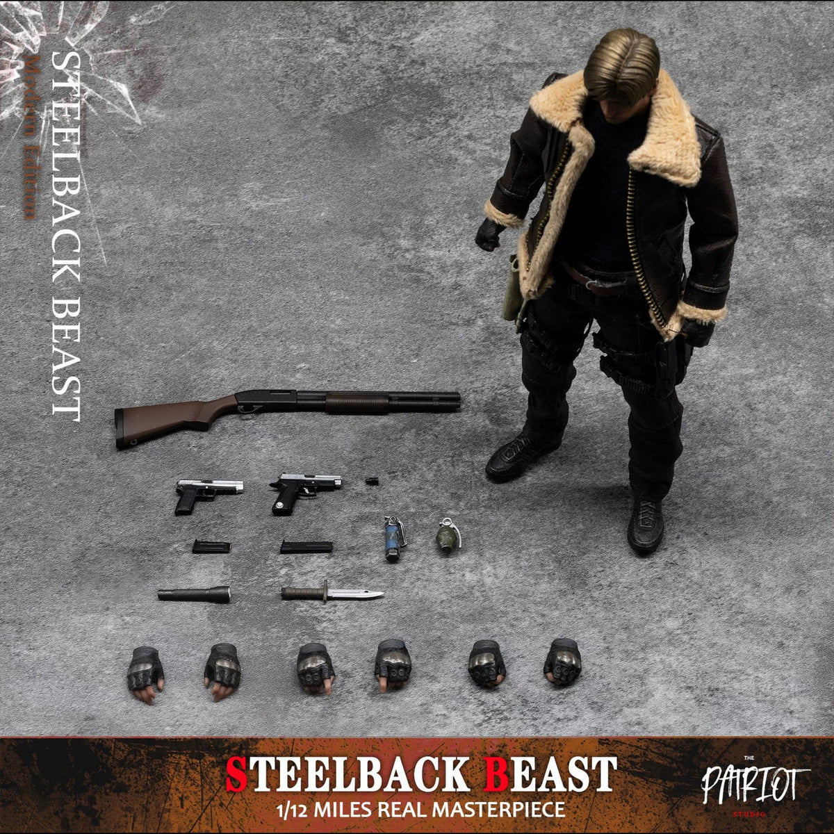 Pre-order Patriot Studio 1/12 Steelback Beast action figure Modern/Classic Version 1/12 - Inaboxstore