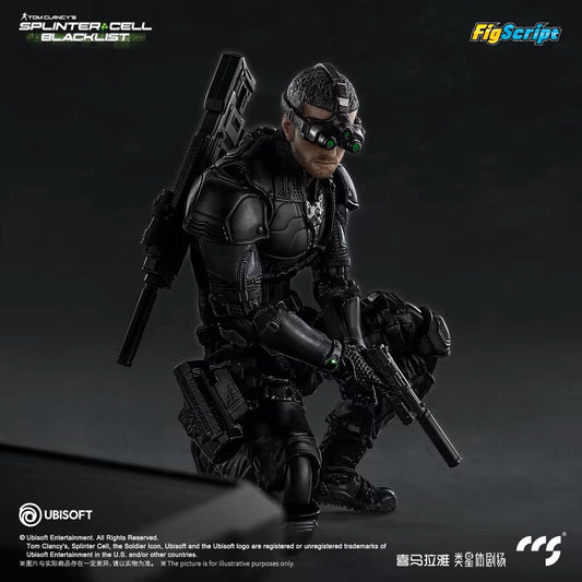 Pre - Order!!! Splinter Cell: Blacklist FigScript Sam Fisher 1/12 Scale Action Figure - Inaboxstore