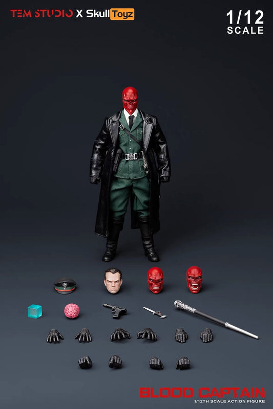 Pre-Order!! TEM Studio x Skull Toyz Blood Captain Action Figure 1/12 - Inaboxstore