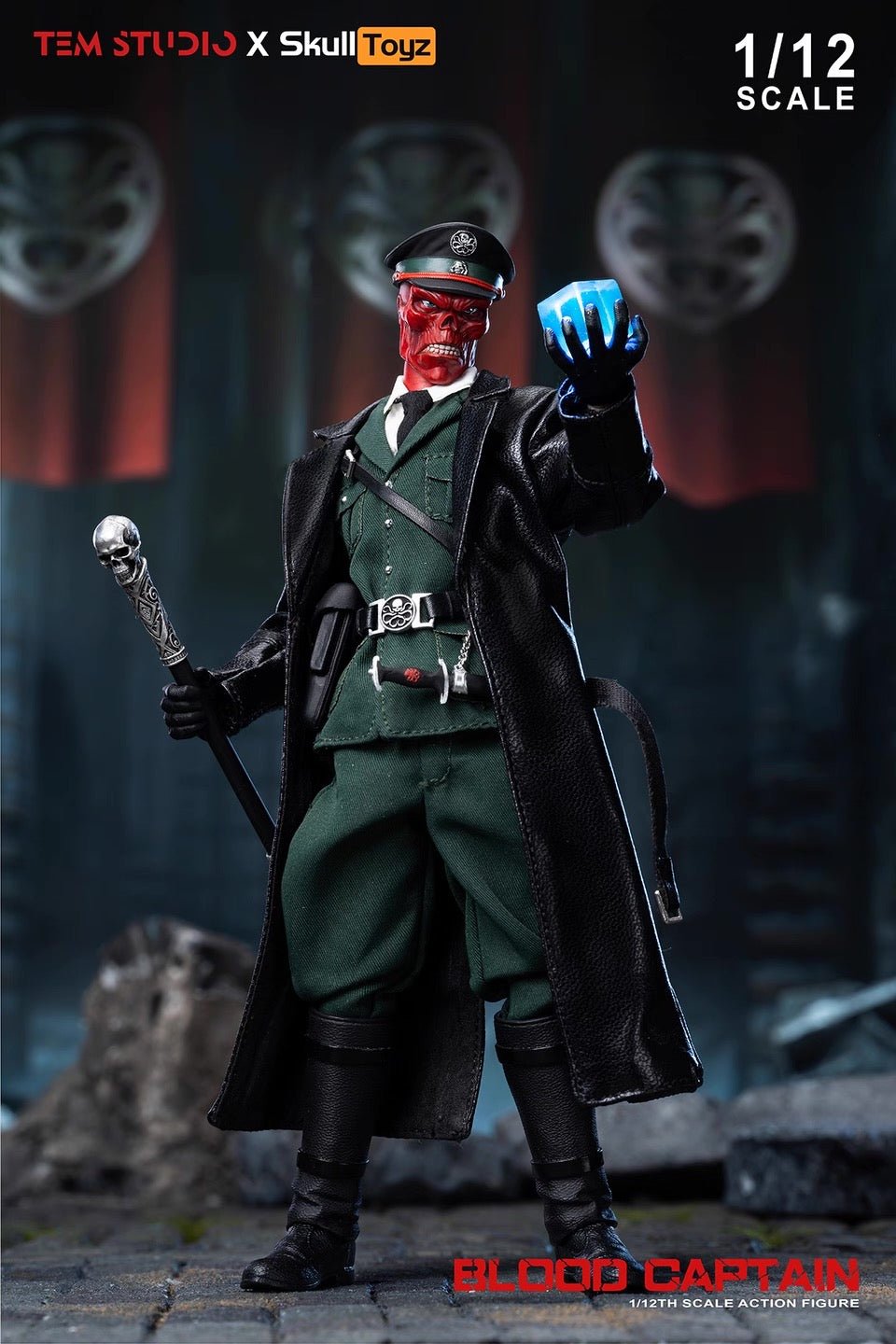 Pre-Order!! TEM Studio x Skull Toyz Blood Captain Action Figure 1/12 - Inaboxstore