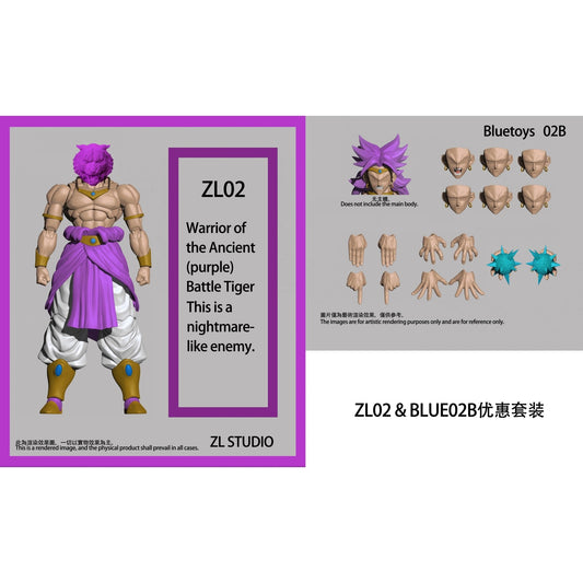 (Pre - Order) ZL Studio Broly Action Figure (Limited Release) - Inaboxstore