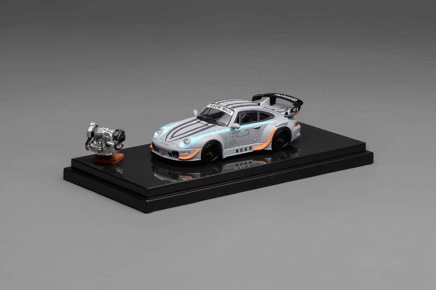 Preorder MOTORHELIX 1/64 RWB 993 Diecast Car Model - Inaboxstore
