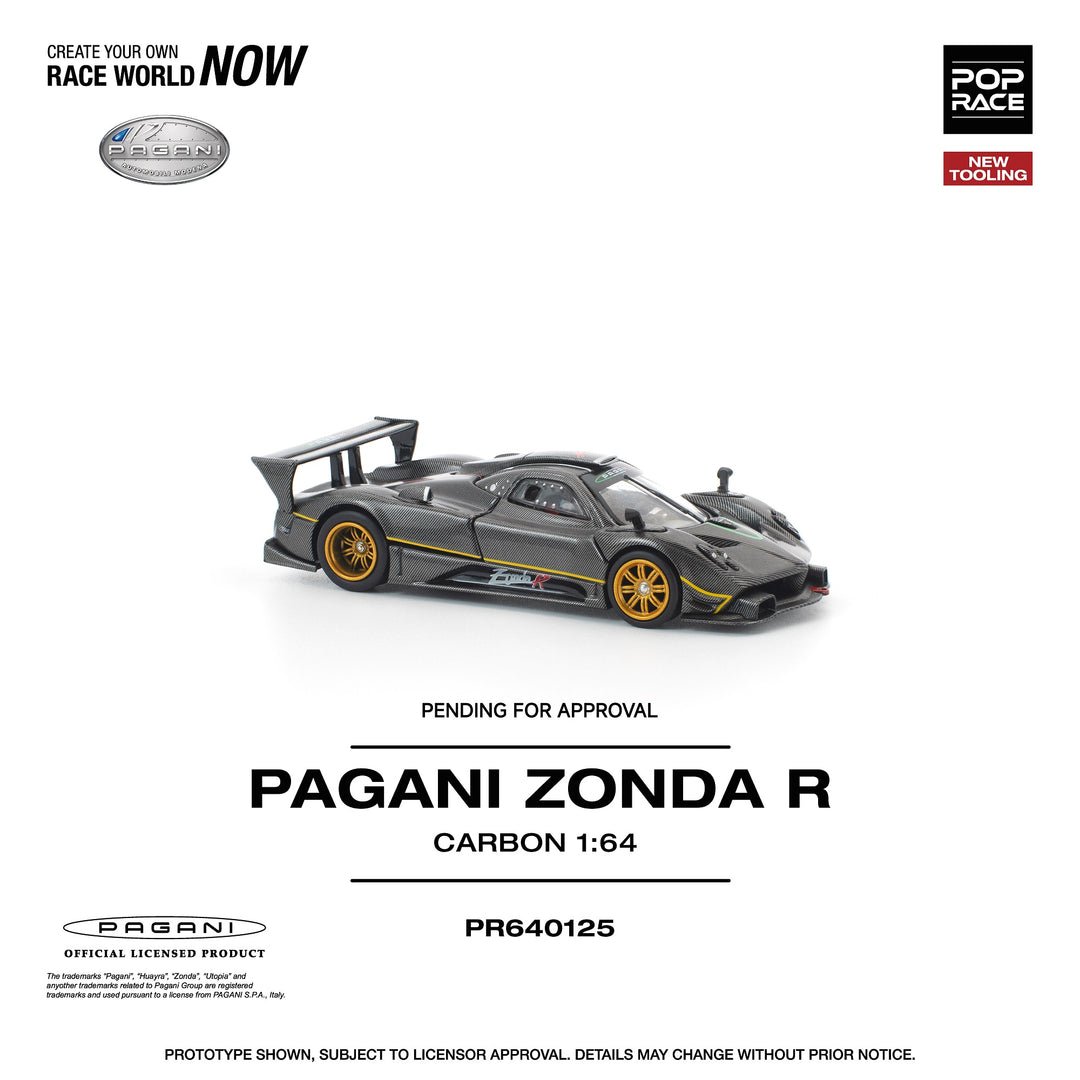 [Preorder] POPRACE 1:64 PAGANI ZONDA R - Inaboxstore