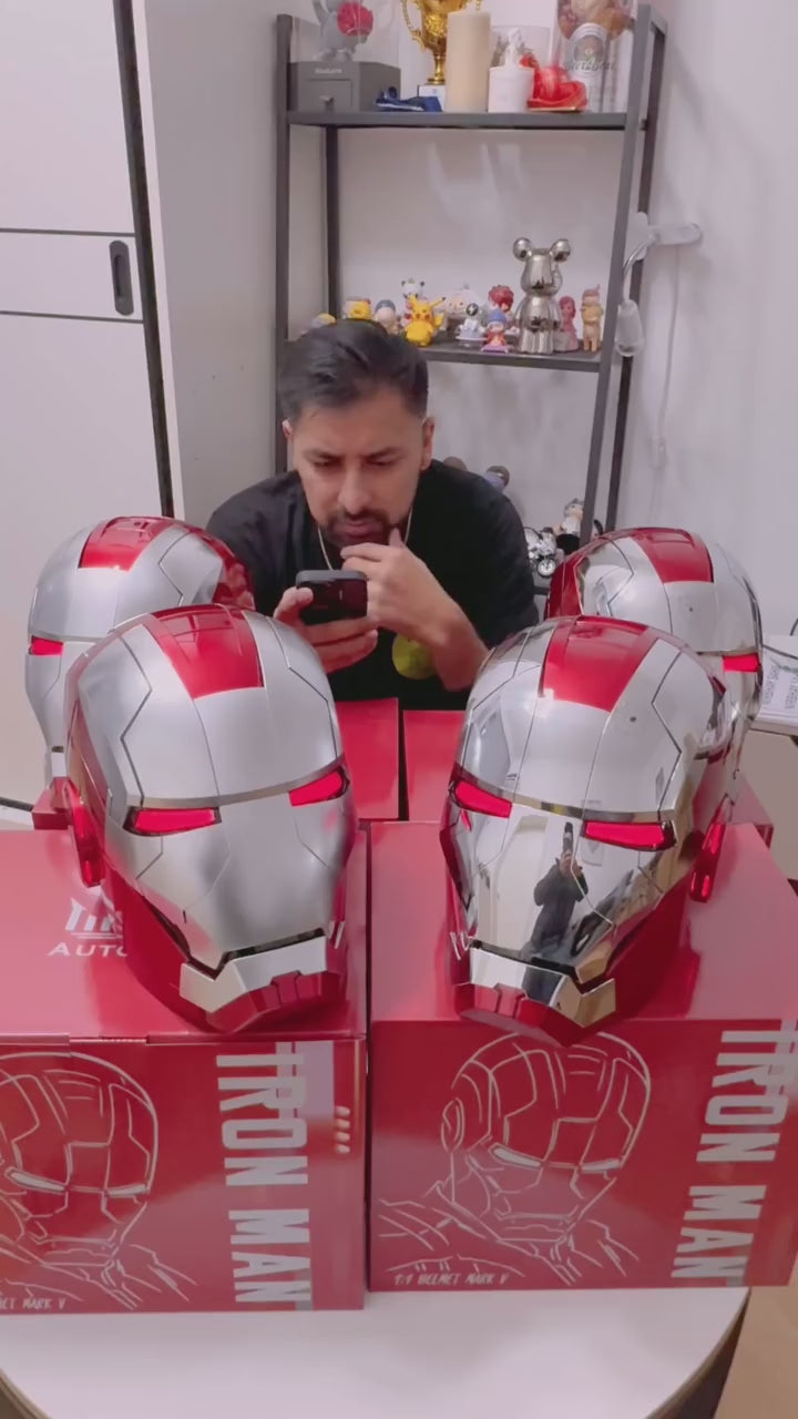 Iron Man MK5 Helmet 1:1 with Voice , Remote and Touch controls