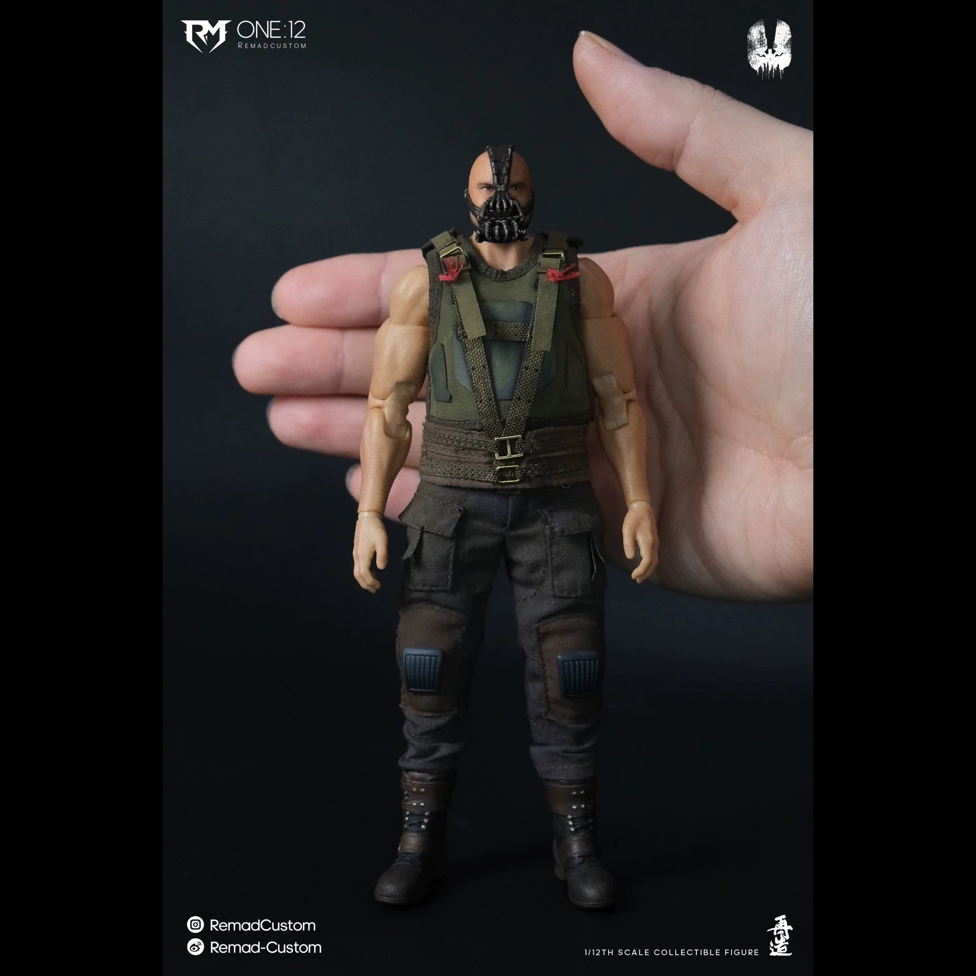 Remad Custom 1/12 ベイン　BANE　(1) Remad Customs 1/12 Action Figure - Bane