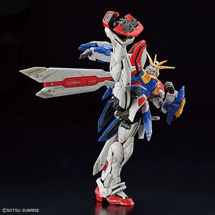 RG God Gundam (Burning Gundam) 1/144 Model Kit | Bandai - Inaboxstore