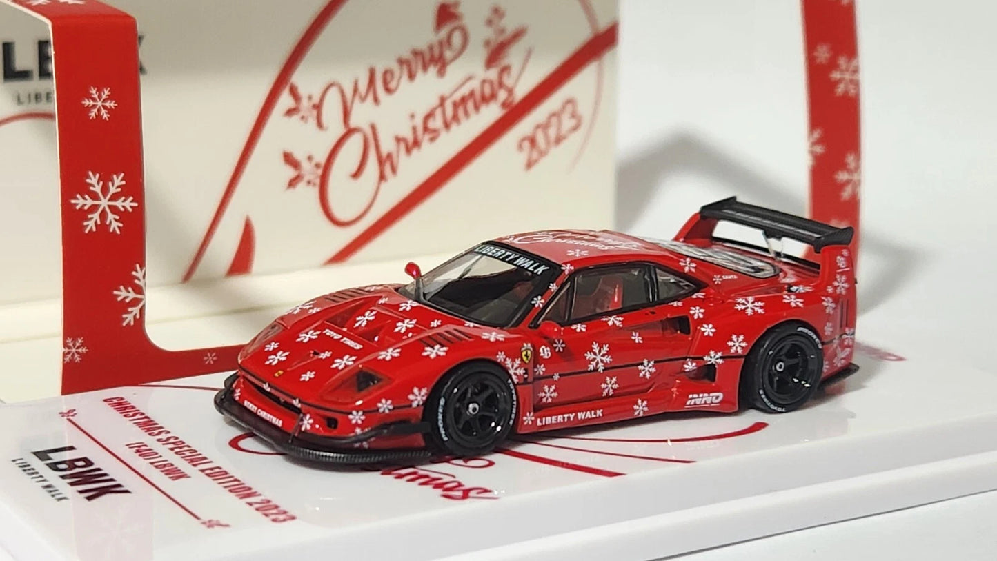 1:64 inno64 Ferrari F40 LBWK Christmas Special Edition 2023