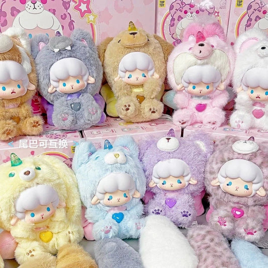 TOPTOY Gyun Big-Tailed Critter Crew Series Blind Box Figure Plush Toy