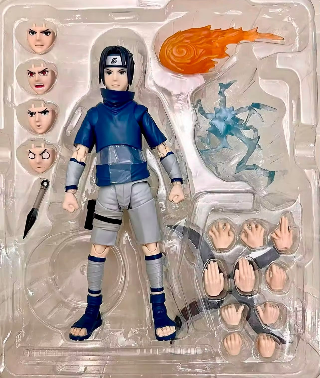 Sasuke Uchiha Ninja Prodigy of the Uchiha Clan Bloodline S.H.Figuarts Action Figure - Naruto
