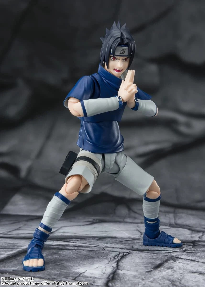 Sasuke Uchiha Ninja Prodigy of the Uchiha Clan Bloodline S.H.Figuarts Action Figure - Naruto