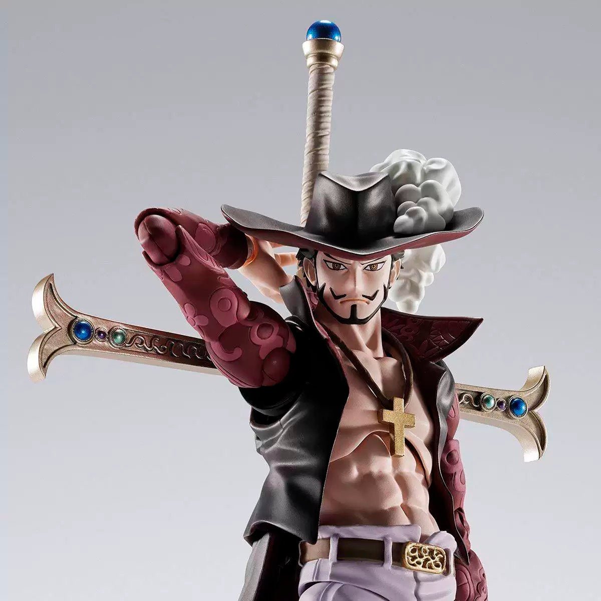 S.H.Figuarts One Piece Dracule Mihawk 100% Authentic - Inaboxstore