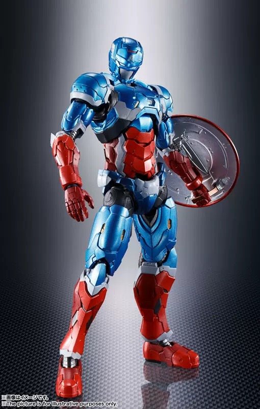 S.H.Figuarts Tech - ON Avengers: Captain America Action Figure - Inaboxstore