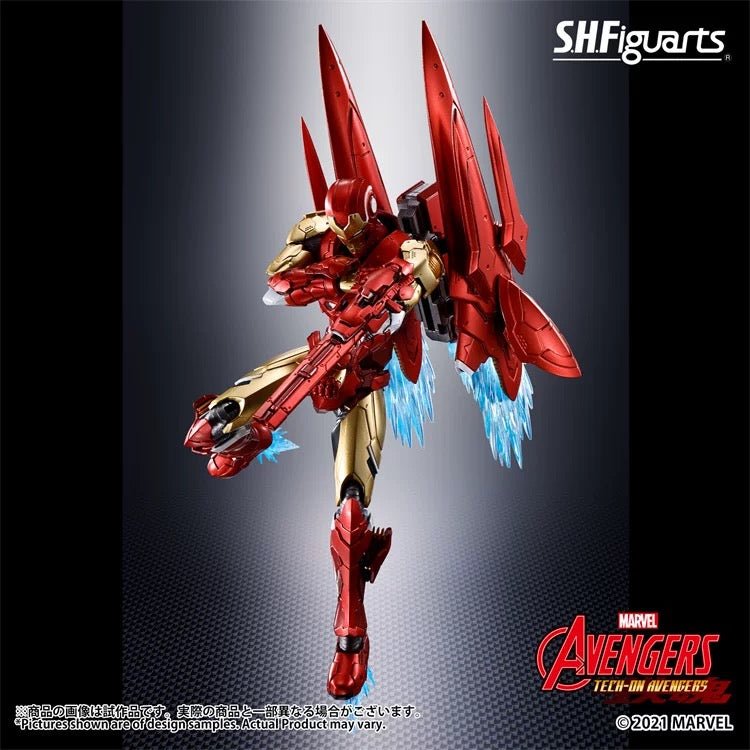 S.H.Figuarts Tech - ON Avengers: Iron Man Action Figure - Inaboxstore