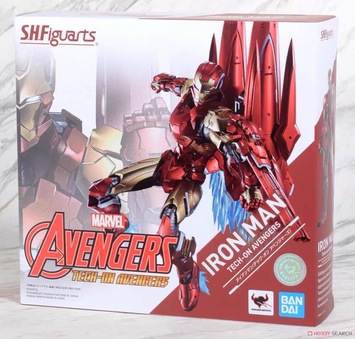 S.H.Figuarts Tech - ON Avengers: Iron Man Action Figure - Inaboxstore