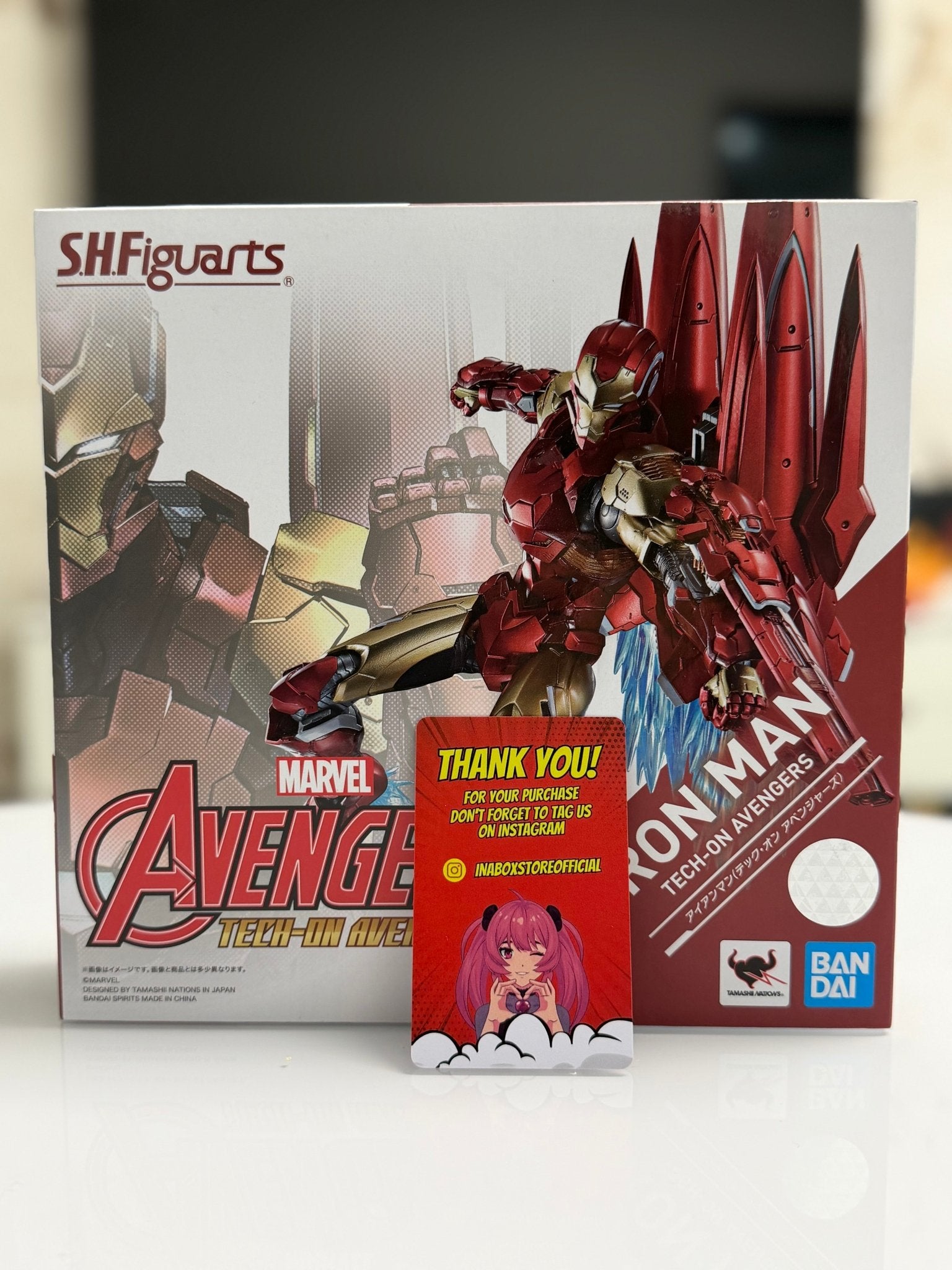 S.H.Figuarts Tech - ON Avengers: Iron Man Action Figure - Inaboxstore