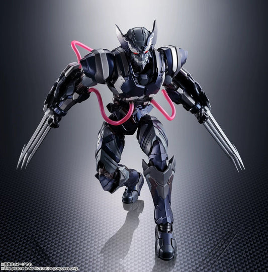 S.H.Figuarts Tech - ON Avengers: Venom Symbiote Wolverine Action Figure - Inaboxstore