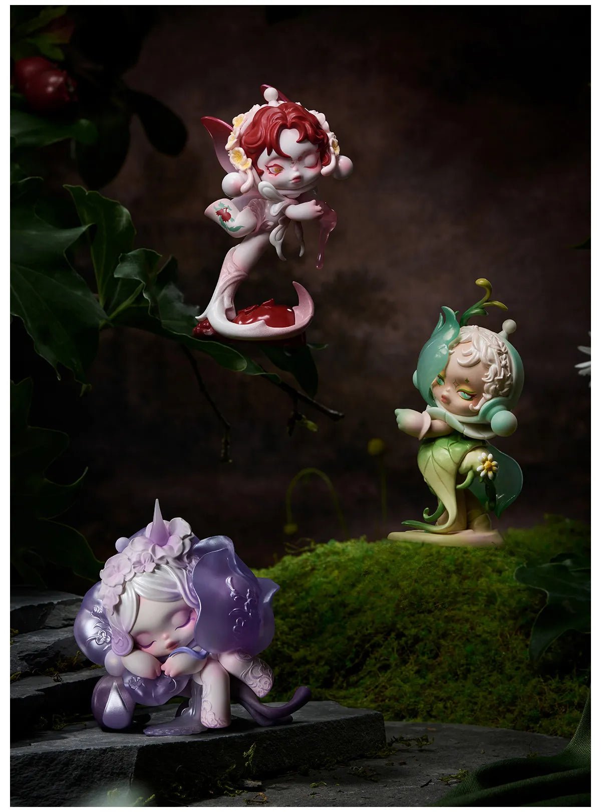 SKULLPANDA Petals in Four Acts Blind Box by Popmart 100% Authentic - Inaboxstore