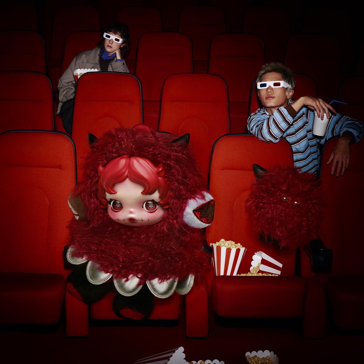 SKULLPANDA You Found Me! Series Plush Doll Pendant - 100% Authentic - Inaboxstore