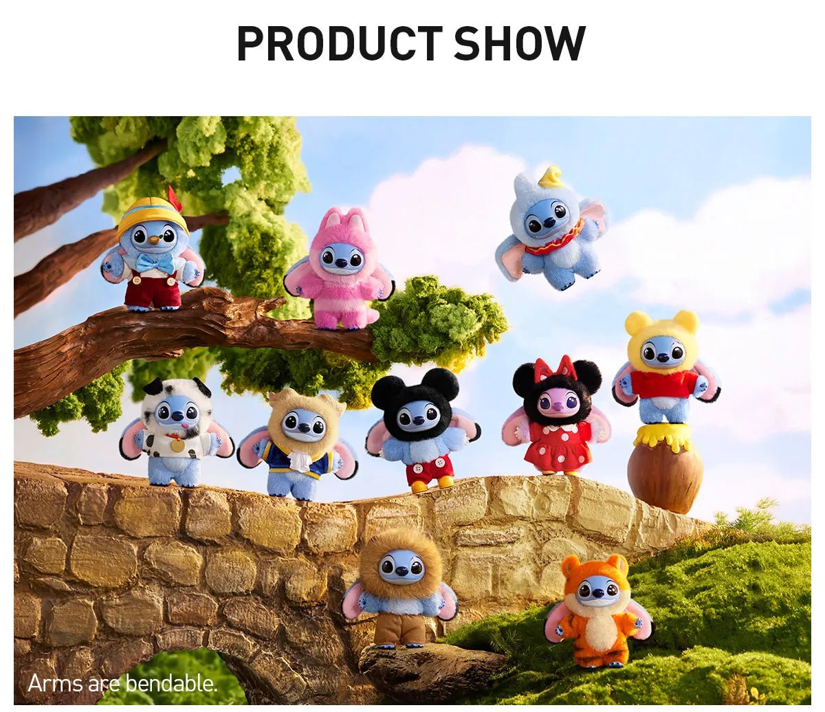 Stitch Adventure Series Vinyl Plush Pendant 100% Authentic - Inaboxstore