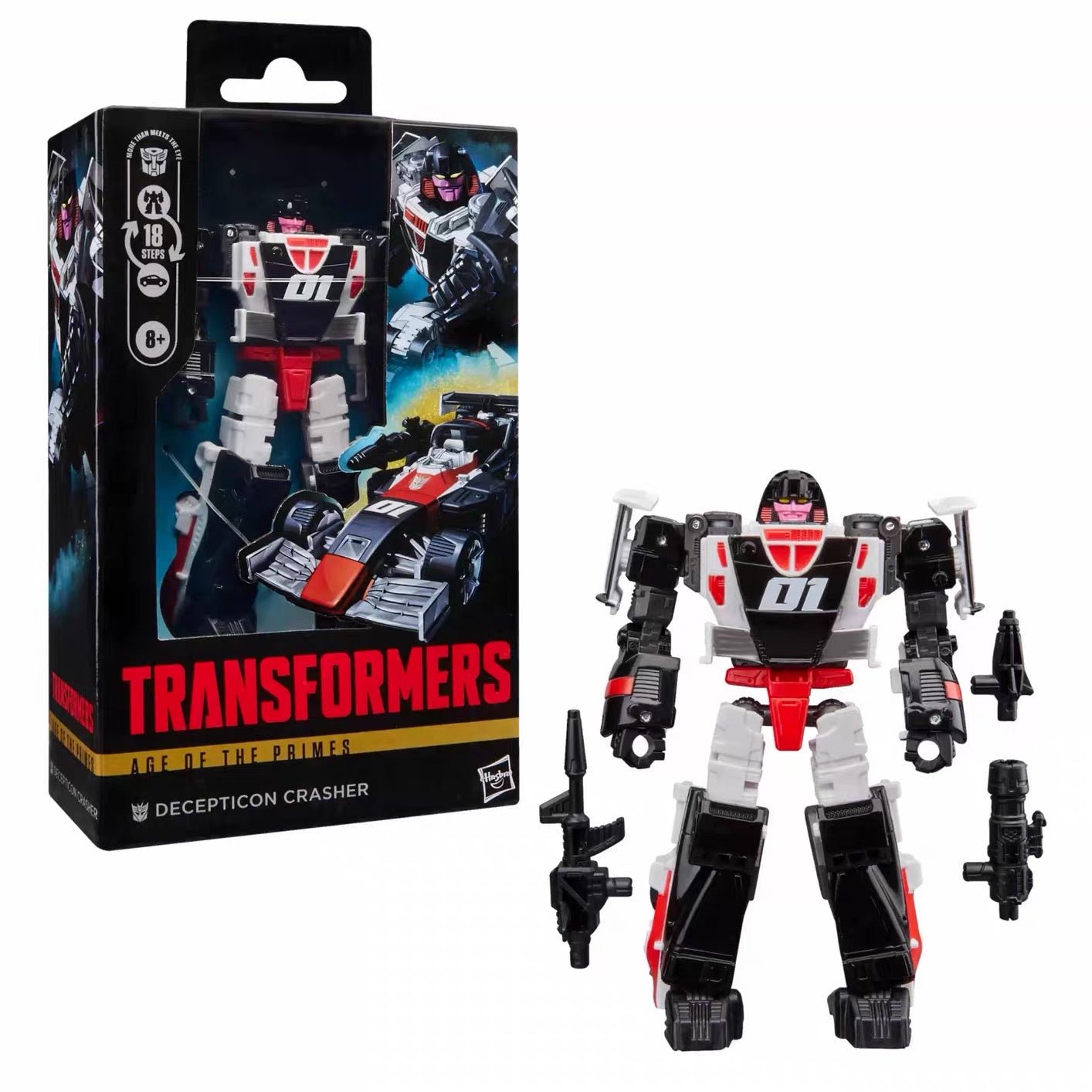 Takara Tomy Transformers Age of The Primes - Decepticon Crasher - Inaboxstore