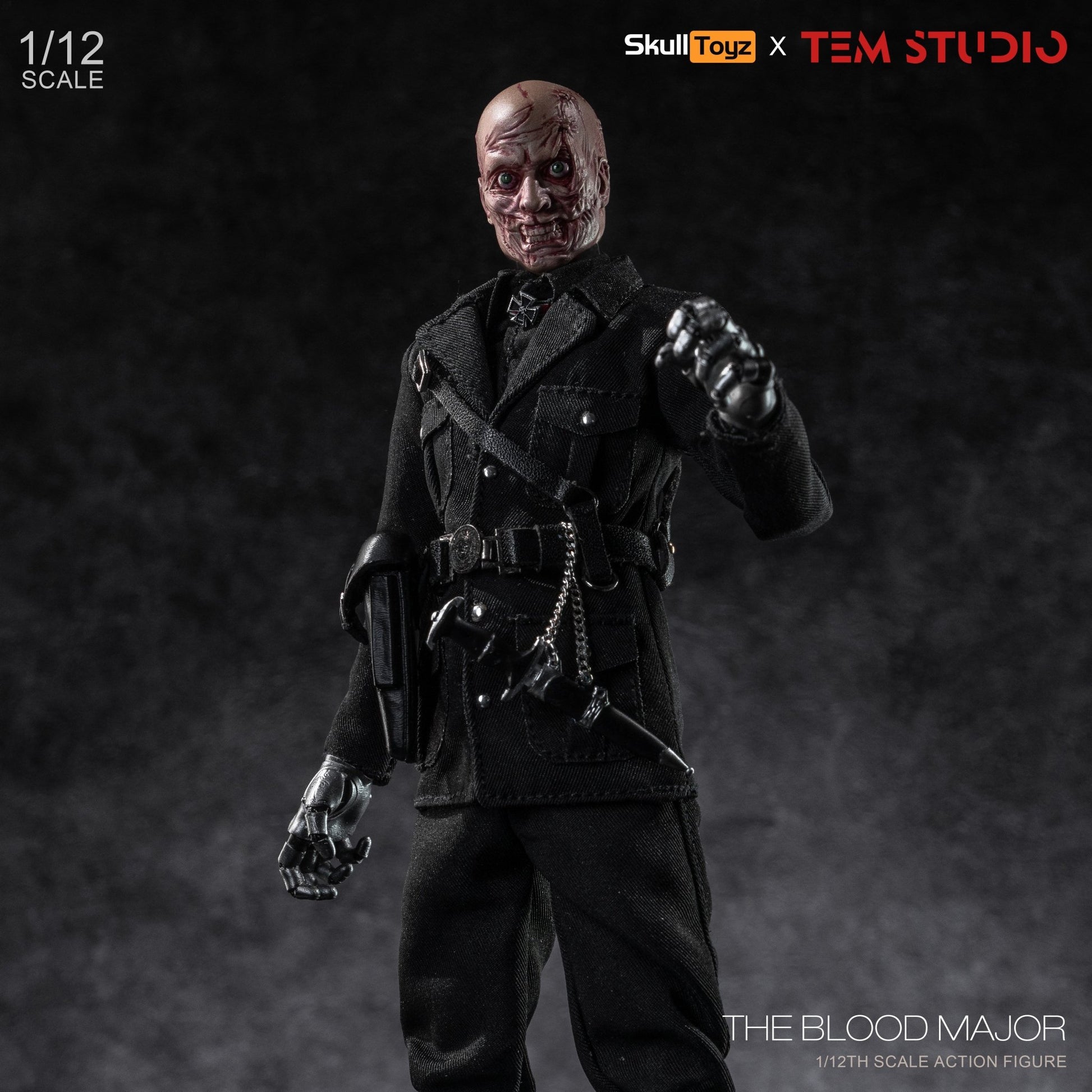 TEM STUDIO × Skull Toyz The Blood Major 1/12 Scale Action Figure - Inaboxstore