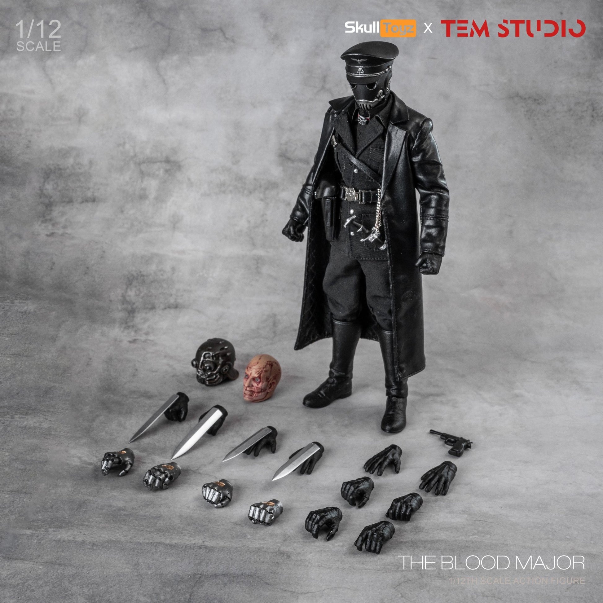 TEM STUDIO × Skull Toyz The Blood Major 1/12 Scale Action Figure - Inaboxstore