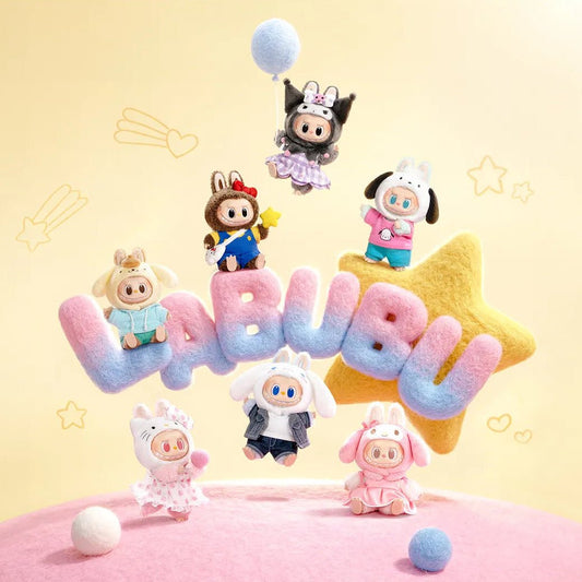 THE MONSTERS × Hello Kitty and Friends Series-Vinyl Plush Pendant Blind Box 100% Authentic - Inaboxstore