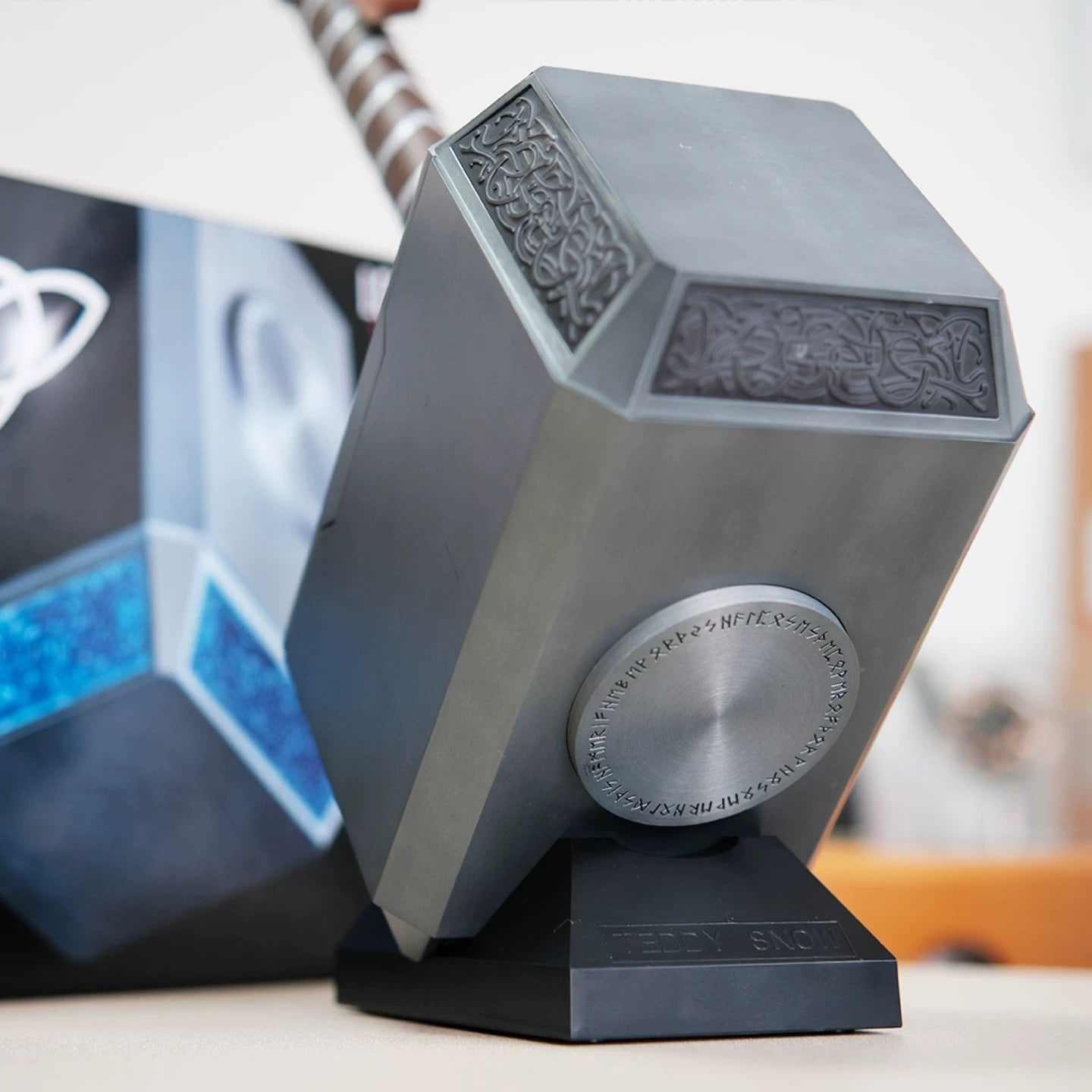 Thor Mjolnir Electronic Hammer by Teddy Snow - Legends Series 1:1 with Voice controls - Inaboxstore