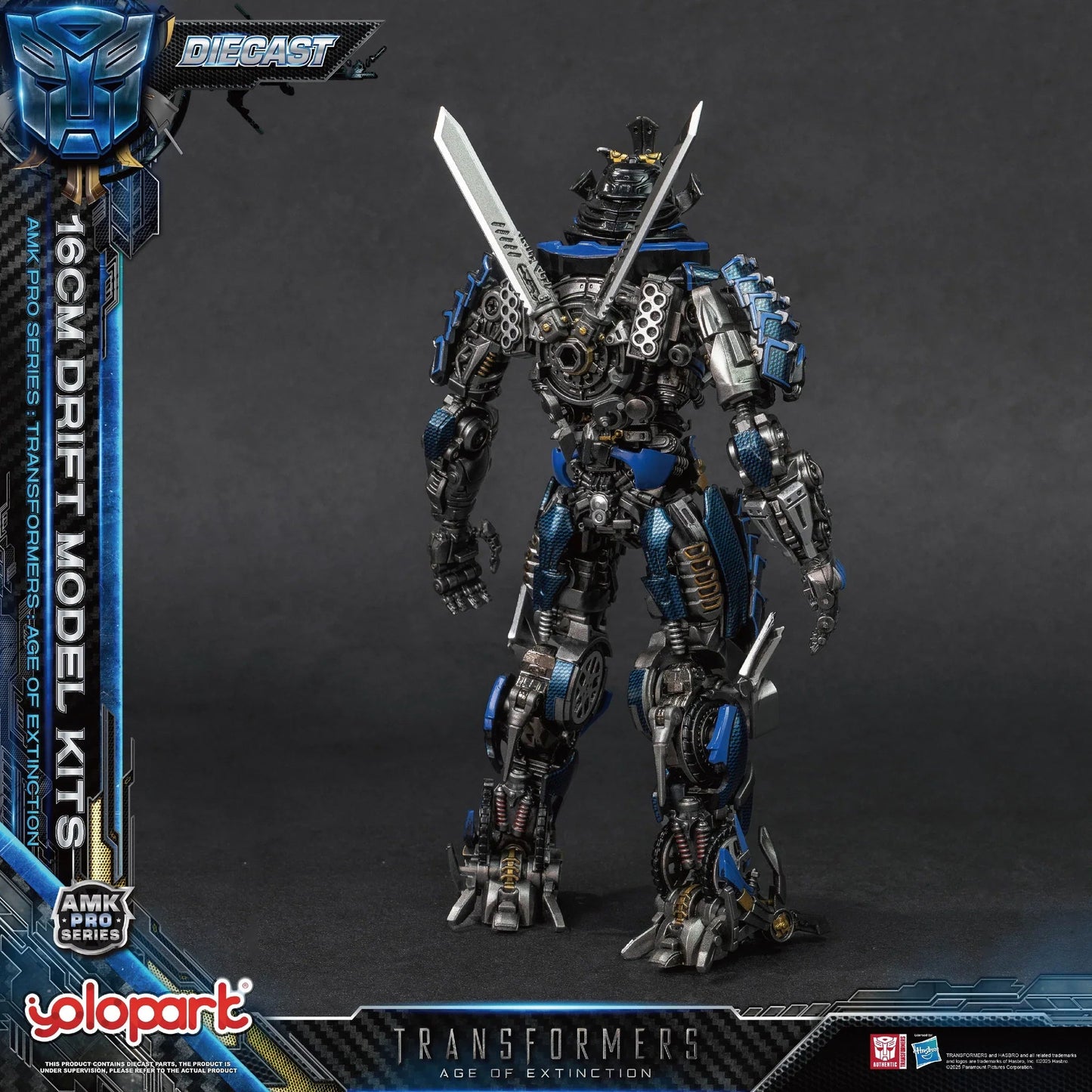 Transformers Age of Extinction Drift Model Kit AMK PRO Series By Yolopark - Inaboxstore