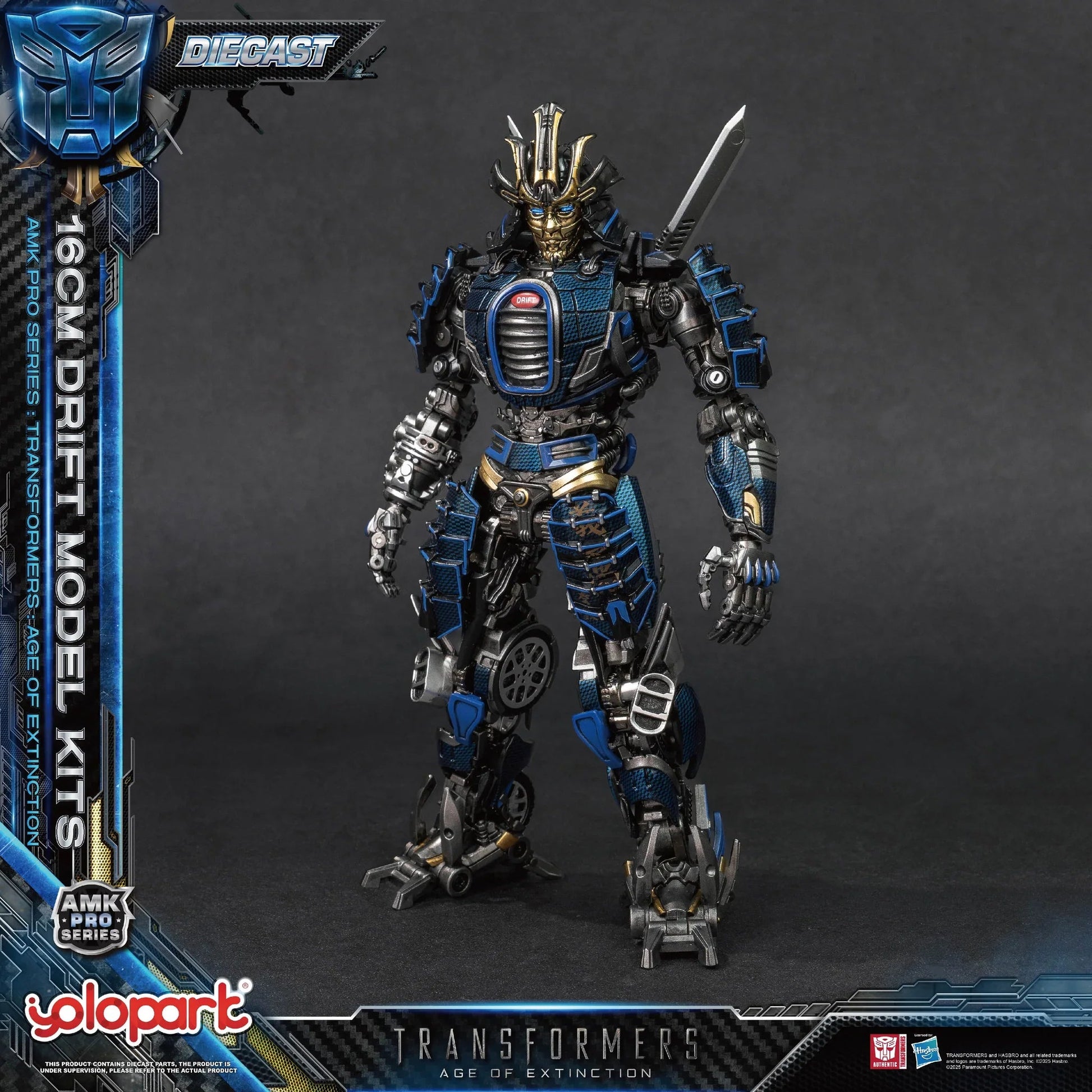 Transformers Age of Extinction Drift Model Kit AMK PRO Series By Yolopark - Inaboxstore