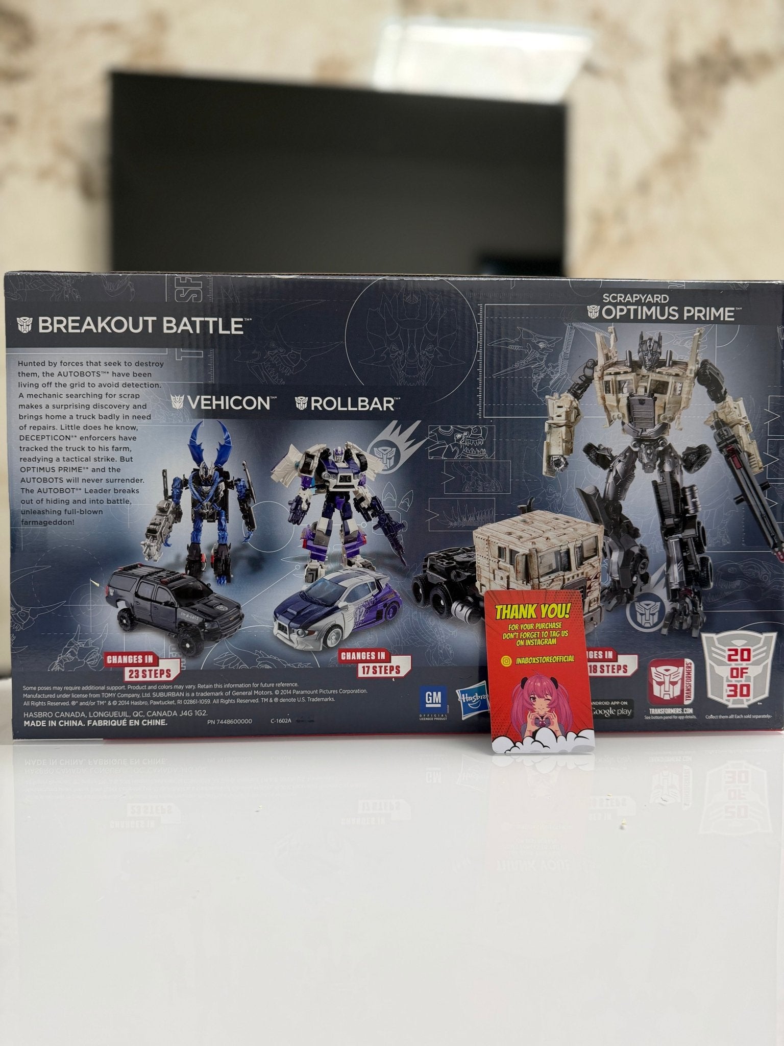 Transformers: Breakout Battle Platinum Edition (3 Pack) - Inaboxstore