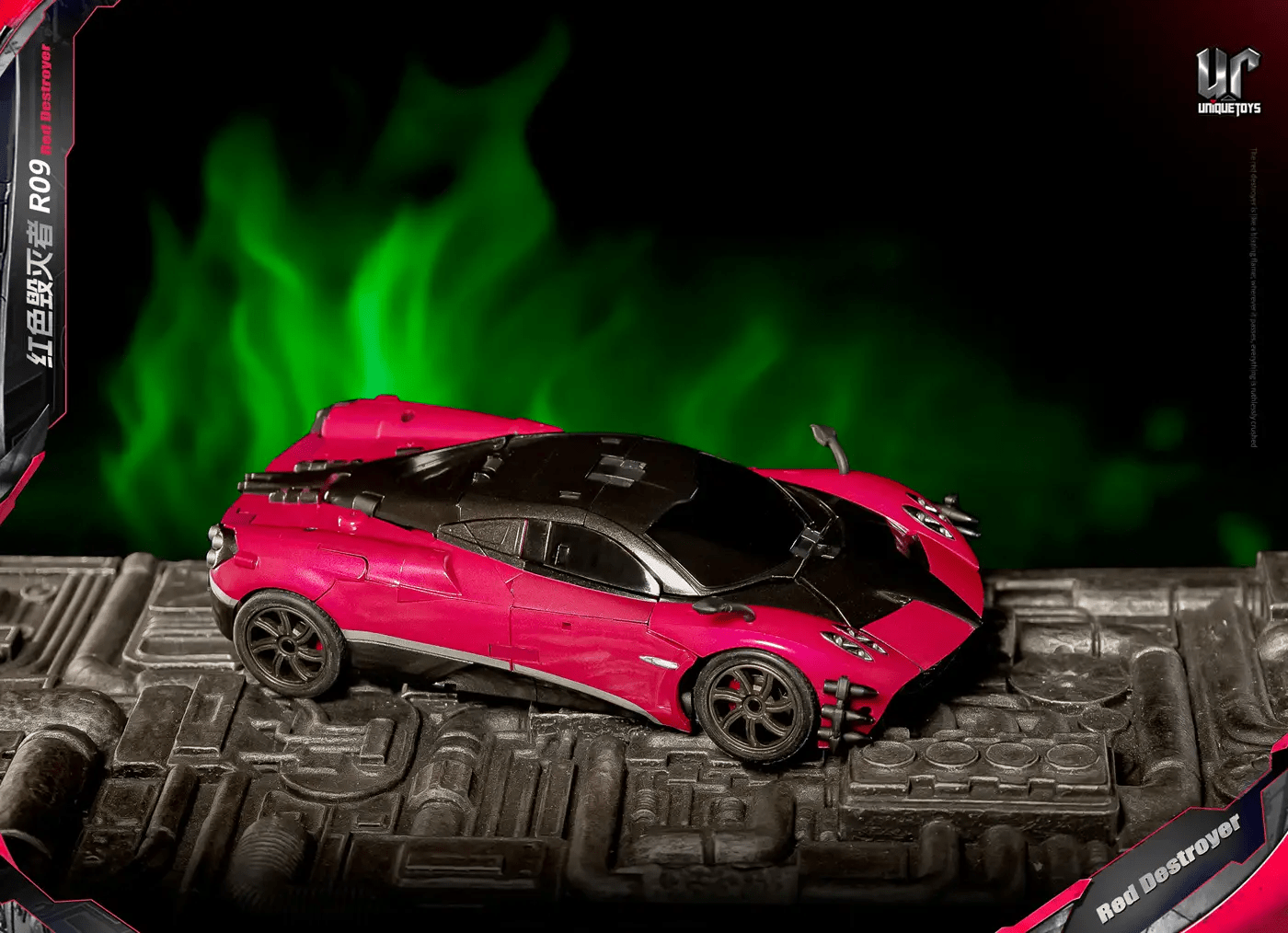 UNIQUE TOYS UT R - 09 RED DESTROYER - Stinger Transformers - Inaboxstore