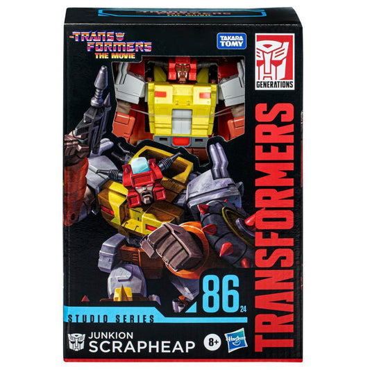 Voyager Class Junkion Scrapheap Action Figure - Transformers Studio Series 86-24 - Inaboxstore