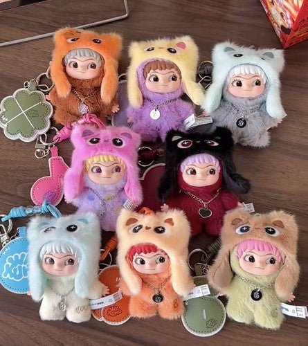 Wakuku On A Roll Series Vinyi Plush Doll Blind Box Figures Toy Pandent - Inaboxstore