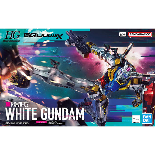 White Gundam (RX-78-02) HG 1/144 Model Kit - Mobile Suit Gundam GQuuuuuuX