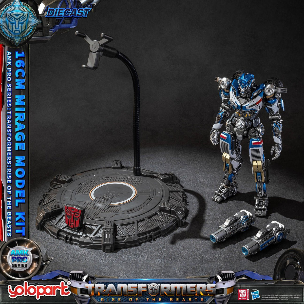 Yolopark - TRANSFORMERS : Rise of the Beasts AMK PRO Series 16cm Mirage Model Kit - Inaboxstore