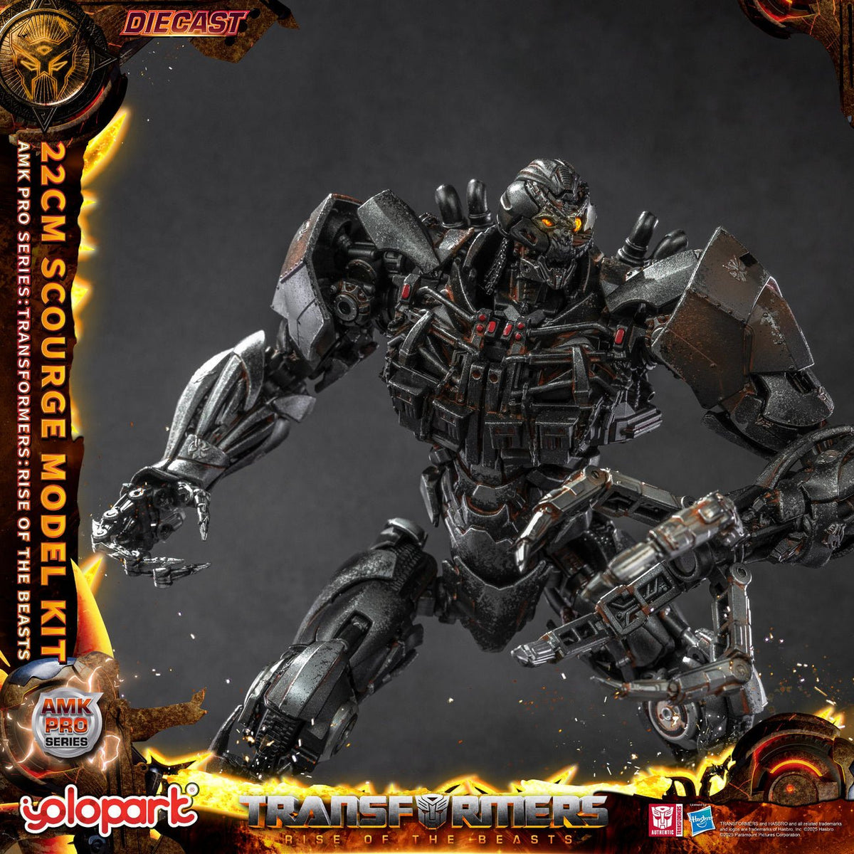 Yolopark - TRANSFORMERS : Rise of the Beasts AMK PRO Series 22cm Scourge Model Kit - Inaboxstore
