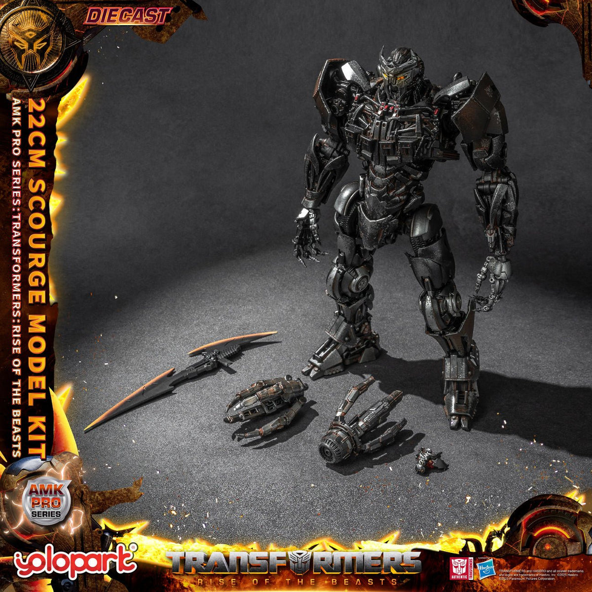 Yolopark - TRANSFORMERS : Rise of the Beasts AMK PRO Series 22cm Scourge Model Kit - Inaboxstore