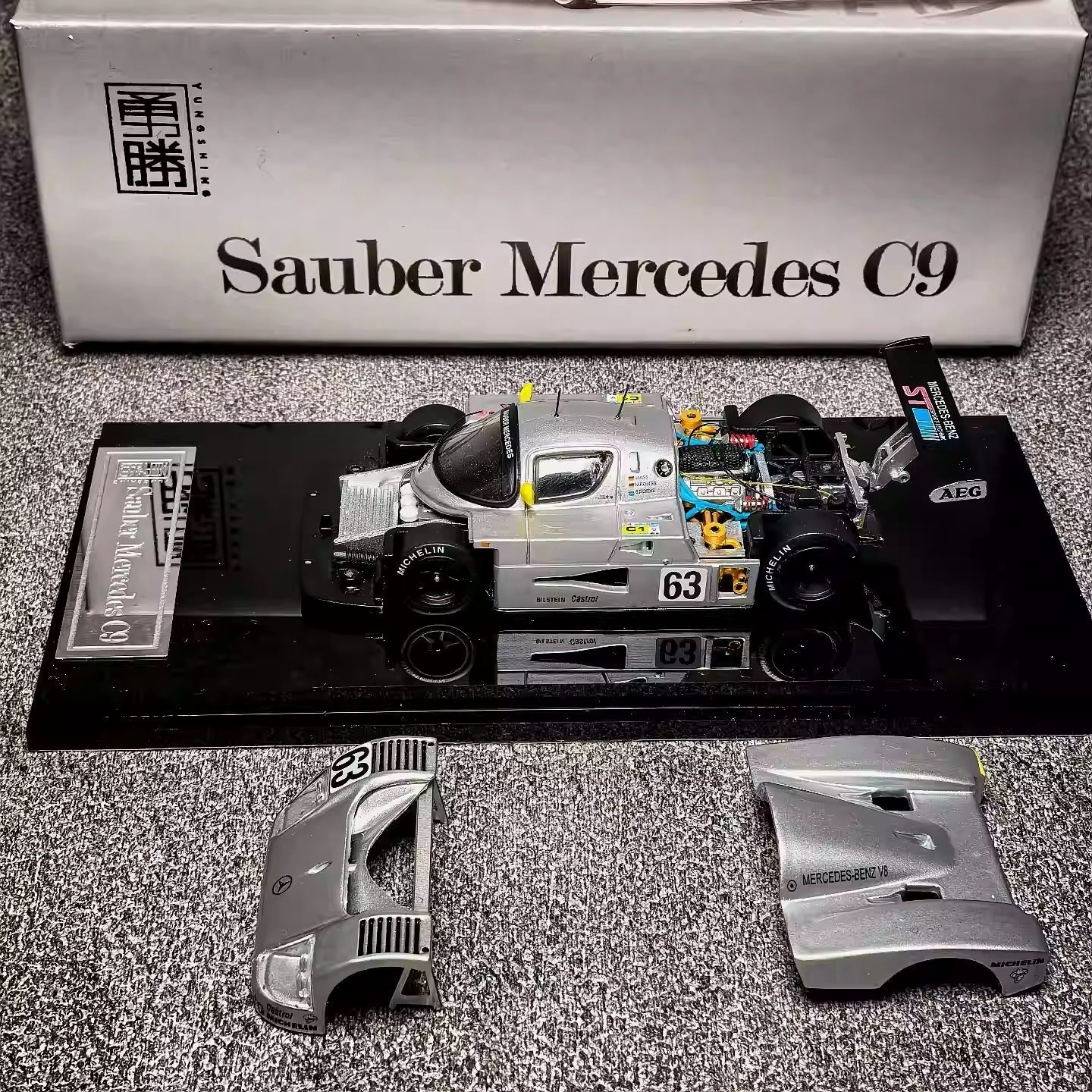 YS 1:64 Sauber Mercedes Benz C9 - 61/62/63 - Inaboxstore