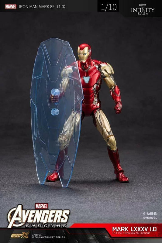 ZD Toys Avengers: Endgame: Iron Man Mark LXXXV (85) 1.0 1/10 Scale Collectible Figure - Inaboxstore