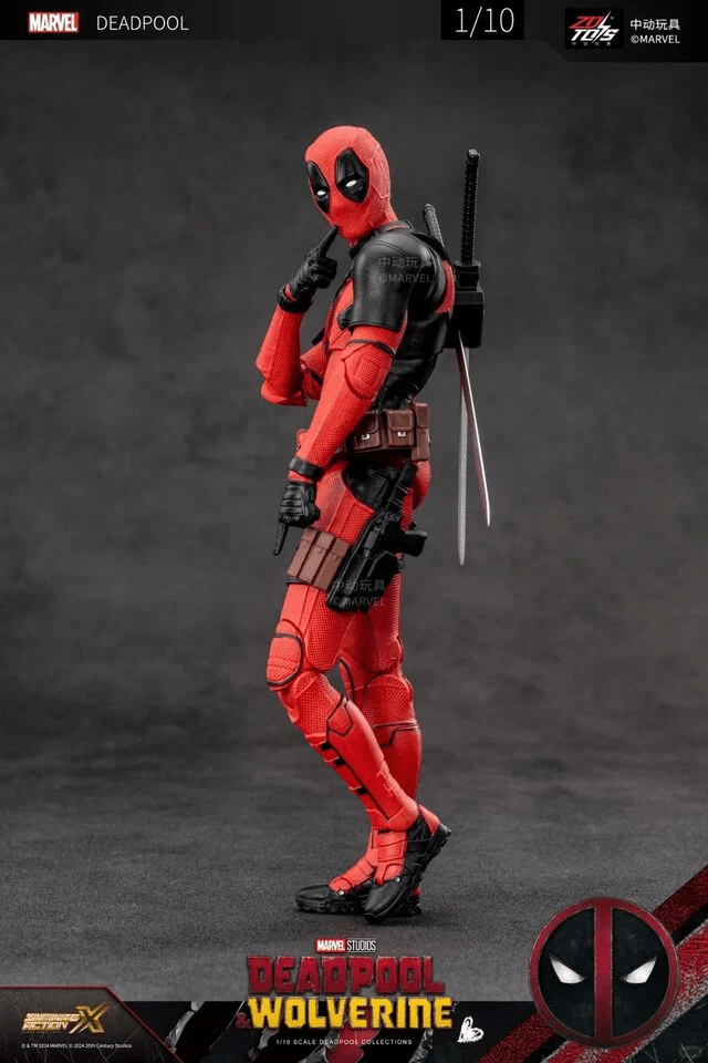 ZD Toys Deadpool & Wolverine – Deadpool 1:10 Scale Collectible Figure - Inaboxstore
