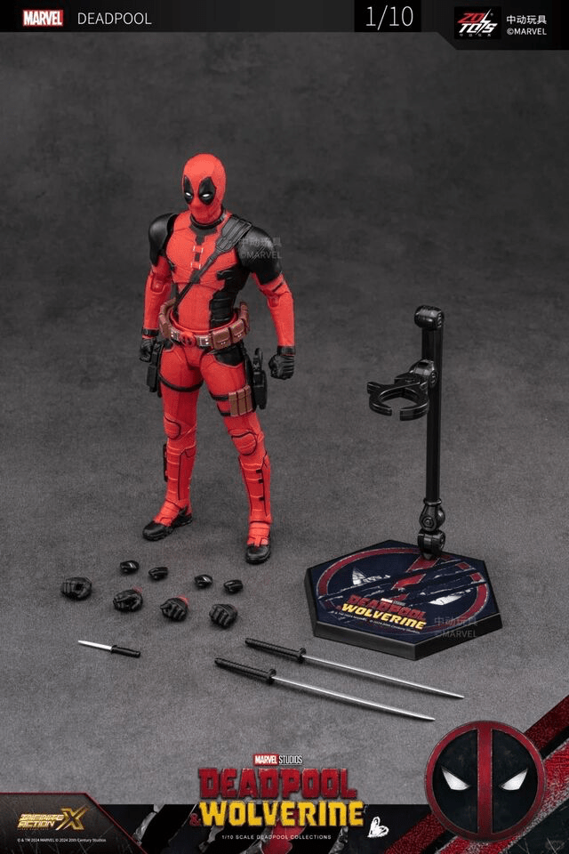 ZD Toys Deadpool & Wolverine – Deadpool 1:10 Scale Collectible Figure - Inaboxstore