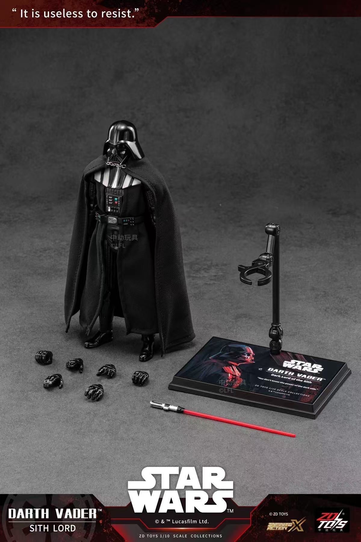 ZD Toys Star Wars Darth Vader 1:10 Scale Collectible Figure - Inaboxstore