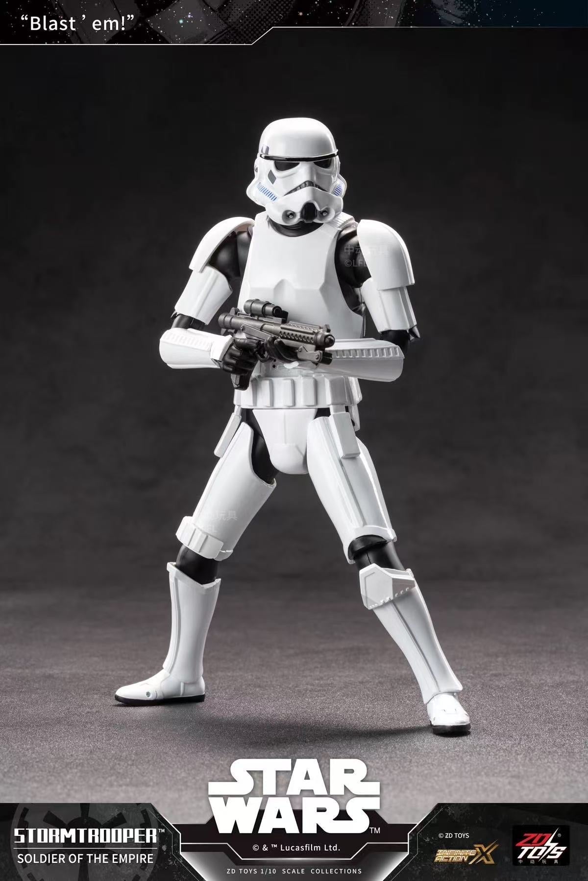 ZD Toys Star Wars Stormtrooper 1:10 Scale Collectible Figure - Inaboxstore